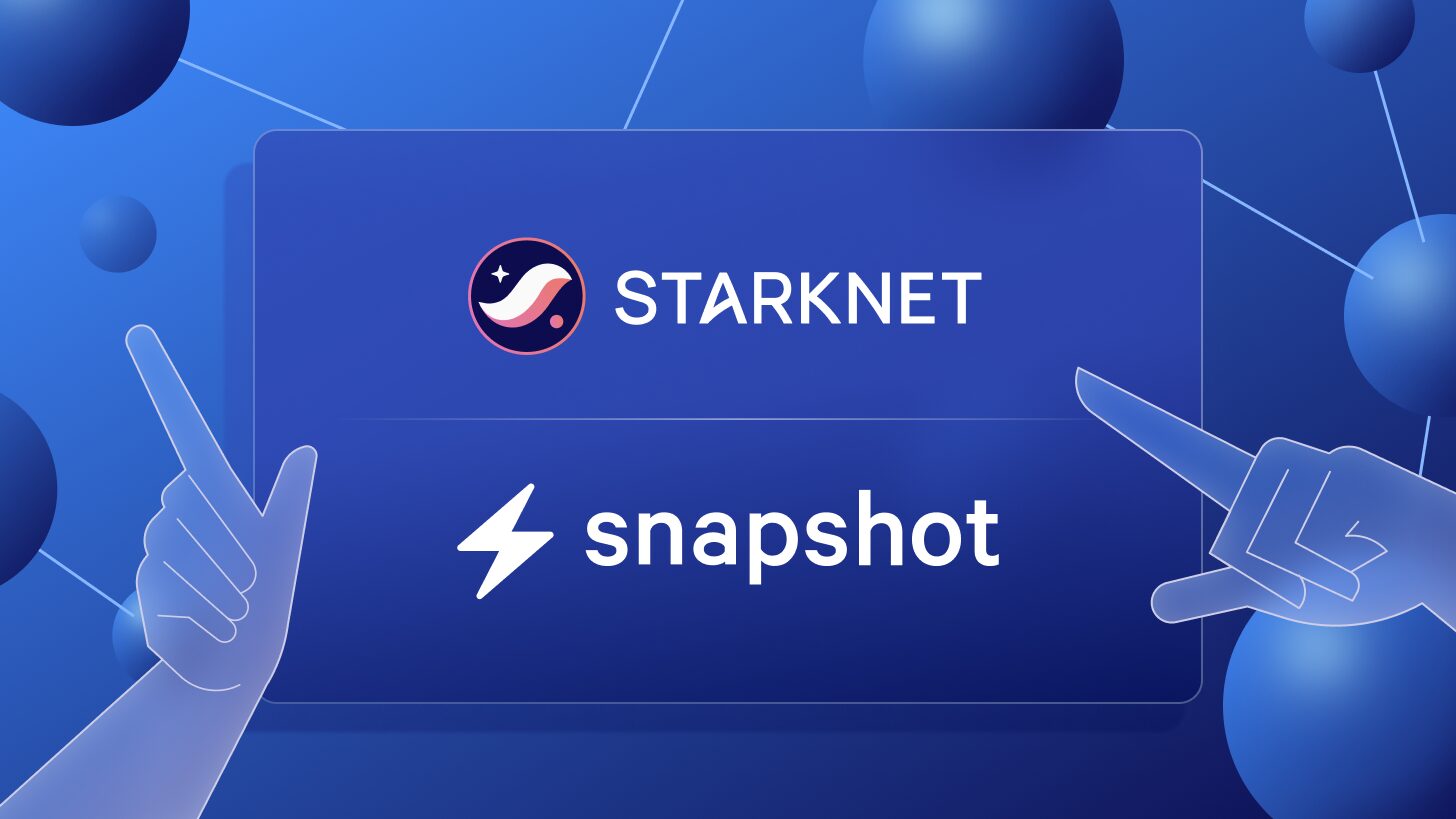 Snapshot DAO governance voting interface