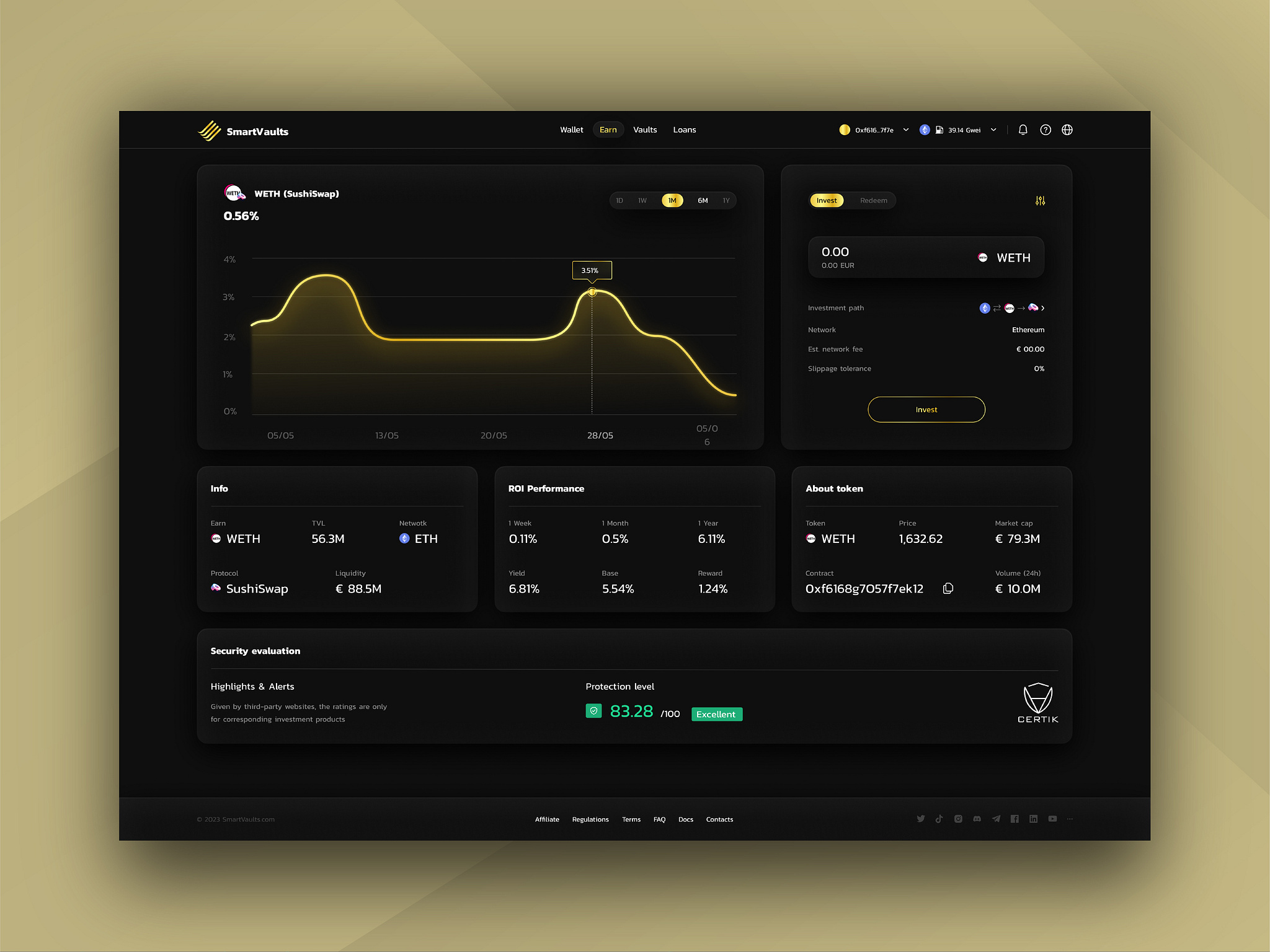 Balancer Smart Vaults interface