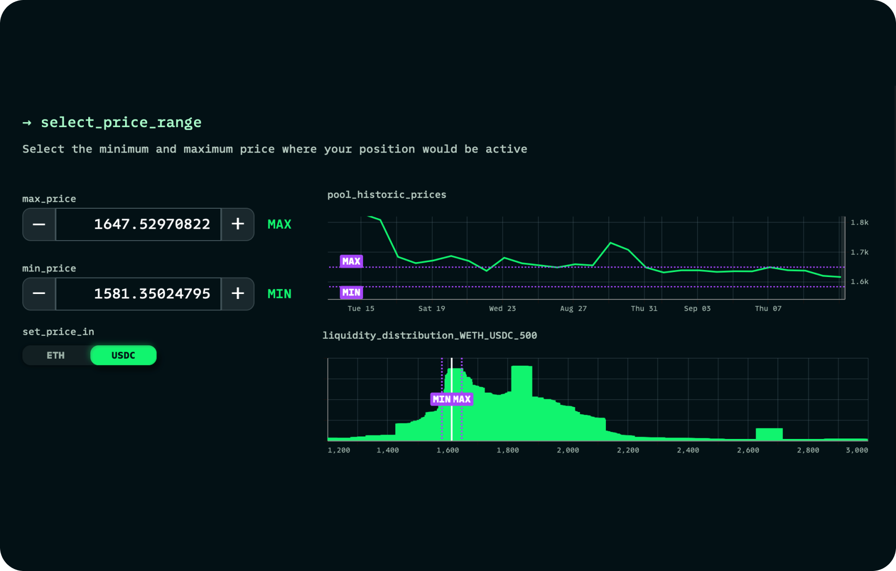 Curve Finance and Uniswap v3 stablecoin pool analytics