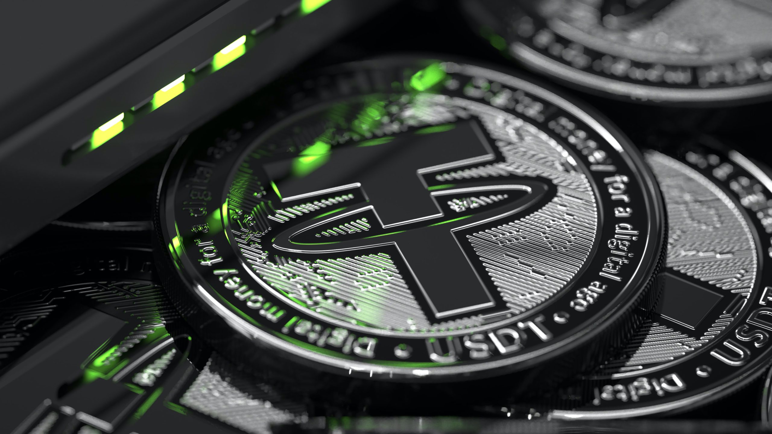 Dramatic visualization of Stable's vault rapidly filling with USDT, highlighting a single whale dominating inflows in a blockchain context